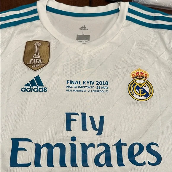 2017/18 Real Madrid HomeJersey #7 RONALDO LARGESlim FitSoccer Champions League